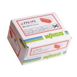 WAGO 773-173 Клеммник безвинтовой 3х(2,5-6,0) мм2 для меди 50 шт.