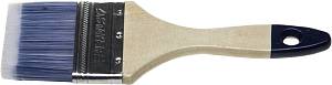 STAYER AQUA, 75 мм, 3″, искусственная щетина, деревянная ручка, для воднодисперсионных и акриловых ЛКМ, плоская кисть (01032-075)
