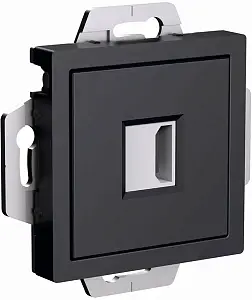 ATN001080 - AtlasDesign РОЗЕТКА HDMI, механизм, КАРБОН ATN001080 - AtlasDesign РОЗЕТКА HDMI, механизм, КАРБОН
