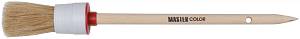 Круглая кисть, натур. щетина, 55% топс, деревянная ручка, Ø25 мм MASTER COLOR