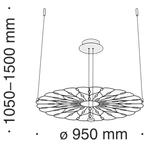 Подвесной светильник Maytoni MOD037PL-L48B