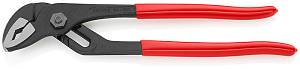 Клещи переставные с гребенчатым шарниром, зев 34 мм, длина 250 мм, фосфатированные, обливные ручки KNIPEX
