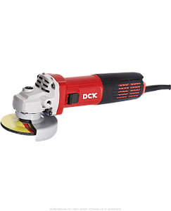 Машина шлифовальная угловая DCK KSM10-125, 1100Вт, 125мм, пылезащита, усиленые шестерни.