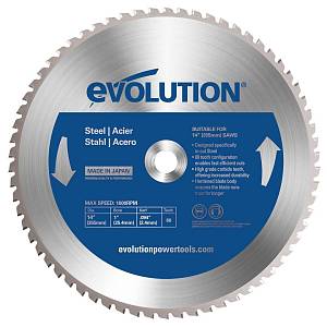 Диск пильный Evolution 66TBLADE 355х2,4х25,4х66 по стали. EVOLUTION