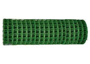 Решетка заборная в рулоне, 1.6 х 25 м, ячейка 22 х 22 мм, пластиковая, зеленая, Россия 64525