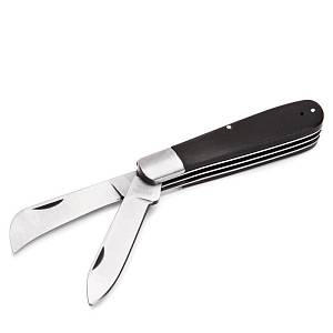 Нож монтерский малый складной с двумя лезвиями КВТ НМ-07 68427