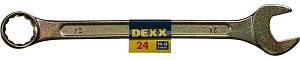 Комбинированный гаечный ключ 24 мм, DEXX 27017-24