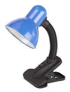 ЭРА наст.светильник N-212-E27-40W-BU синий (50/400)