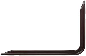Уголок-кронштейн усиленный коричневый 230х350 мм (1,0 мм) FIT