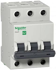 Автоматич-й выкл-ль Schneider EASY 9 3П 10А С 4,5кА 400В EZ9F34310