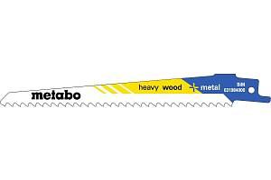 25 пилок для сабельных пил, «heavy wood + metal», 150 x 1,25 мм (628250000) Metabo