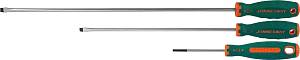 D71S6150 Отвертка стержневая шлицевая ANTI-SLIP GRIP, SL6.5х150 мм JONNESWAY