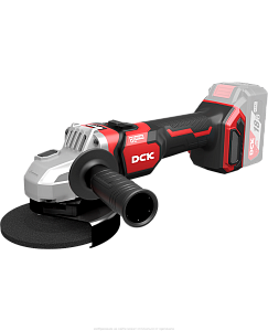 Машина шлифовальная аккумуляторная угловая бесщеточная DCK KDSM04-125 , 125мм, 18В, 9000 об/мин, без АКБ и З/У