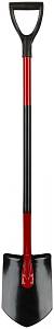 Лопата штыковая изогнутая с металлическим черенком и V-ручкой 195х280х1175 мм KУРС