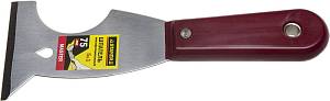 STAYER 75 мм, пластиковая ручка, стальной, многофункциональный шпатель (10031)