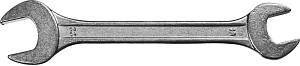 Рожковый гаечный ключ 19 x 22 мм, СИБИН 27014-19-22