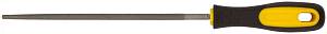 Напильник, прорезиненная ручка, круглый 200 мм FIT