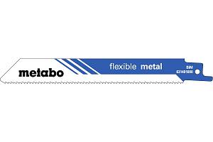 5 пилок для сабельных пил, «flexible metal», 150 x 0,9 мм (631491000) Metabo