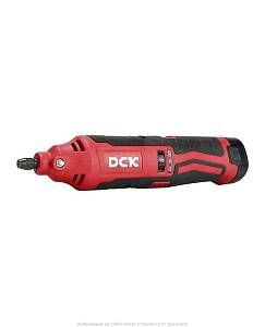 Гравер аккумуляторный DCK KDSJ10, 10.8в, 2*2а/ч, цанга 3,2мм.
