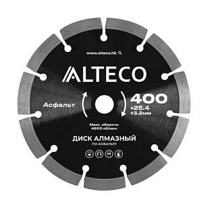 Диск алмазный по асфальту ALTECO 400x25.4x3.2 мм