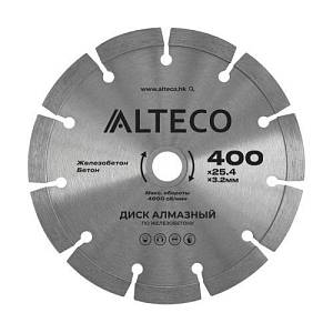 Диск алмазный по железобетону ALTECO 400x25.4x3.2 мм